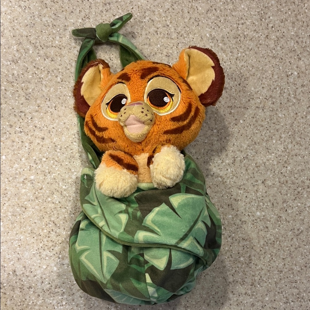 Disney Baby Simba Plush with Leaf Bag